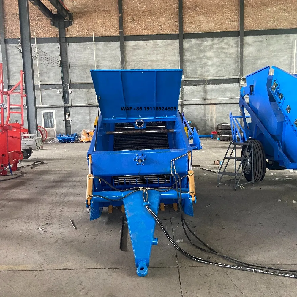 Land Open up Wasteland Collect and Recycle Debris and Lumps Tractor Mounted Rock Picker Stone Removal Machine