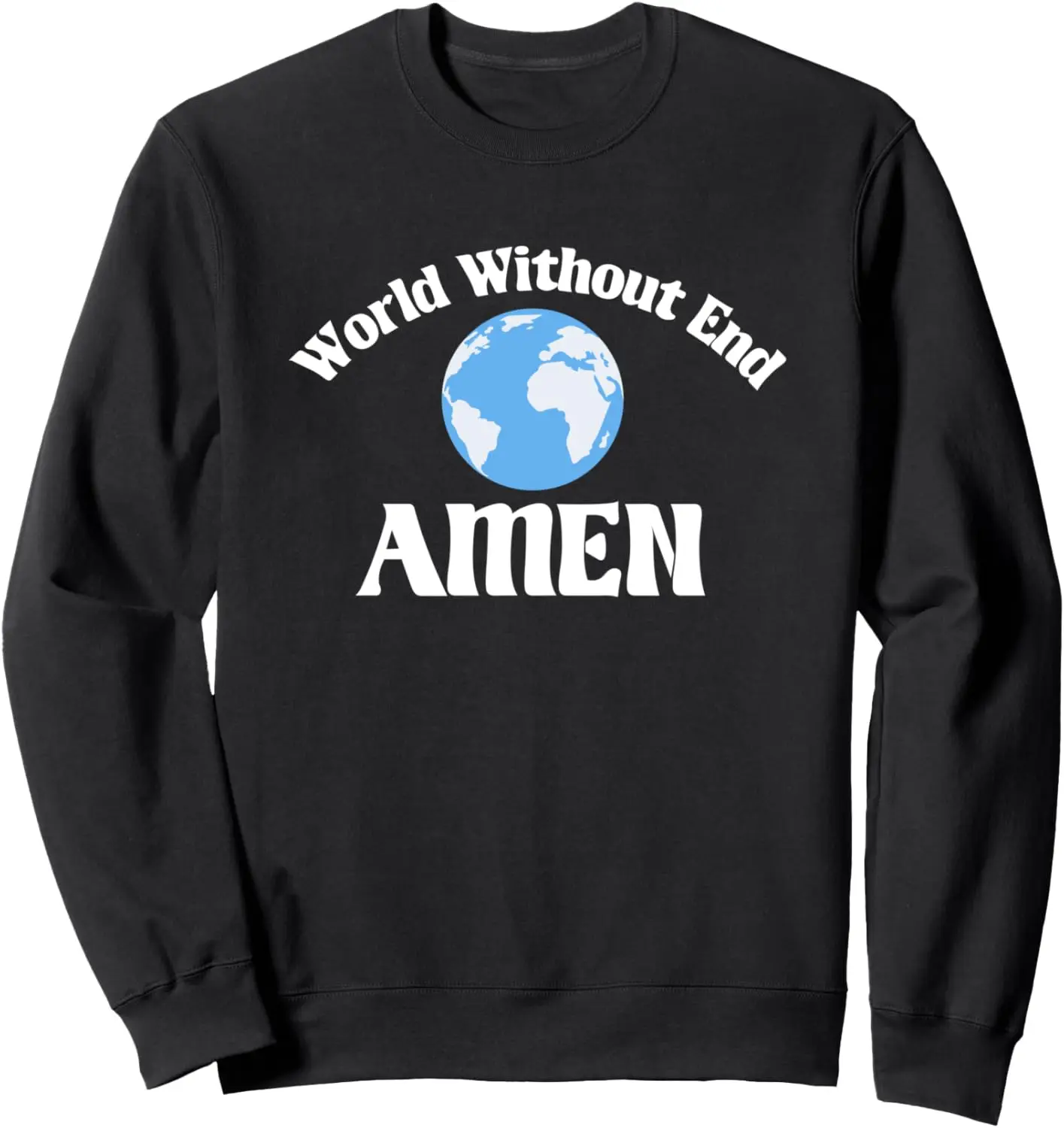 

Толстовка с надписью «World With End AMEN»