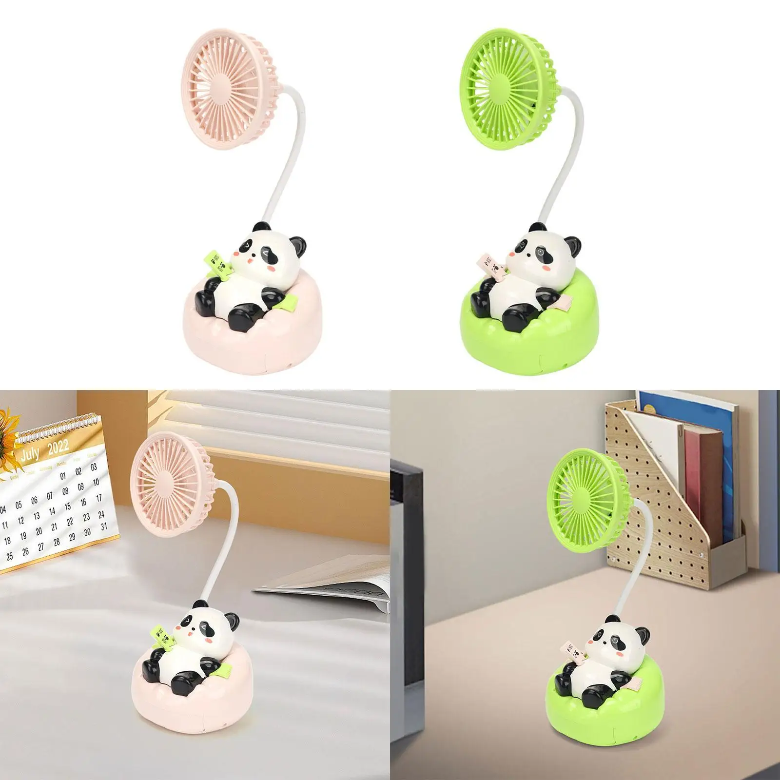 Portable Fan Rotating Lightweight Tabletop Fan for Dorm Apartment Bedroom