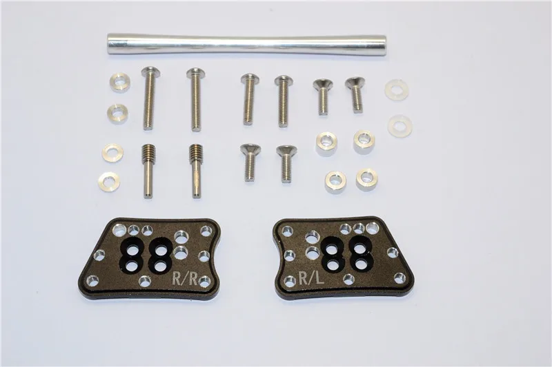 GPM AXIAL SCX10 II 90046 ALUMINIUM REAR ADJUSTABLE MOUNT FOR ORIGINAL SHOCK TOWER