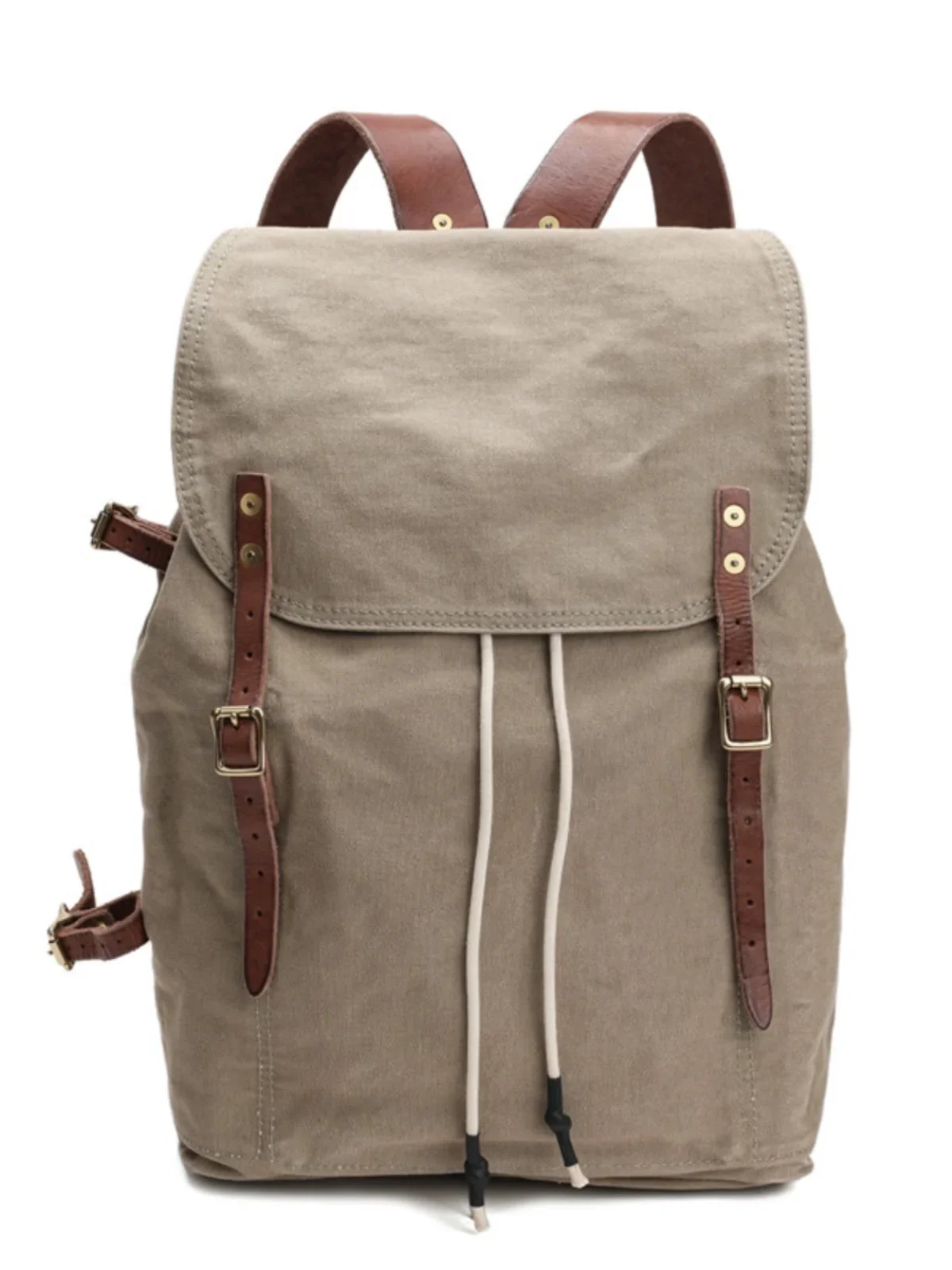 

Tailor Brando Heavy Water-repellent Canvas Bag Size 48*36*15cm Large-capacity Mountaineering Travel Bag Unisex Outdoor Backpack