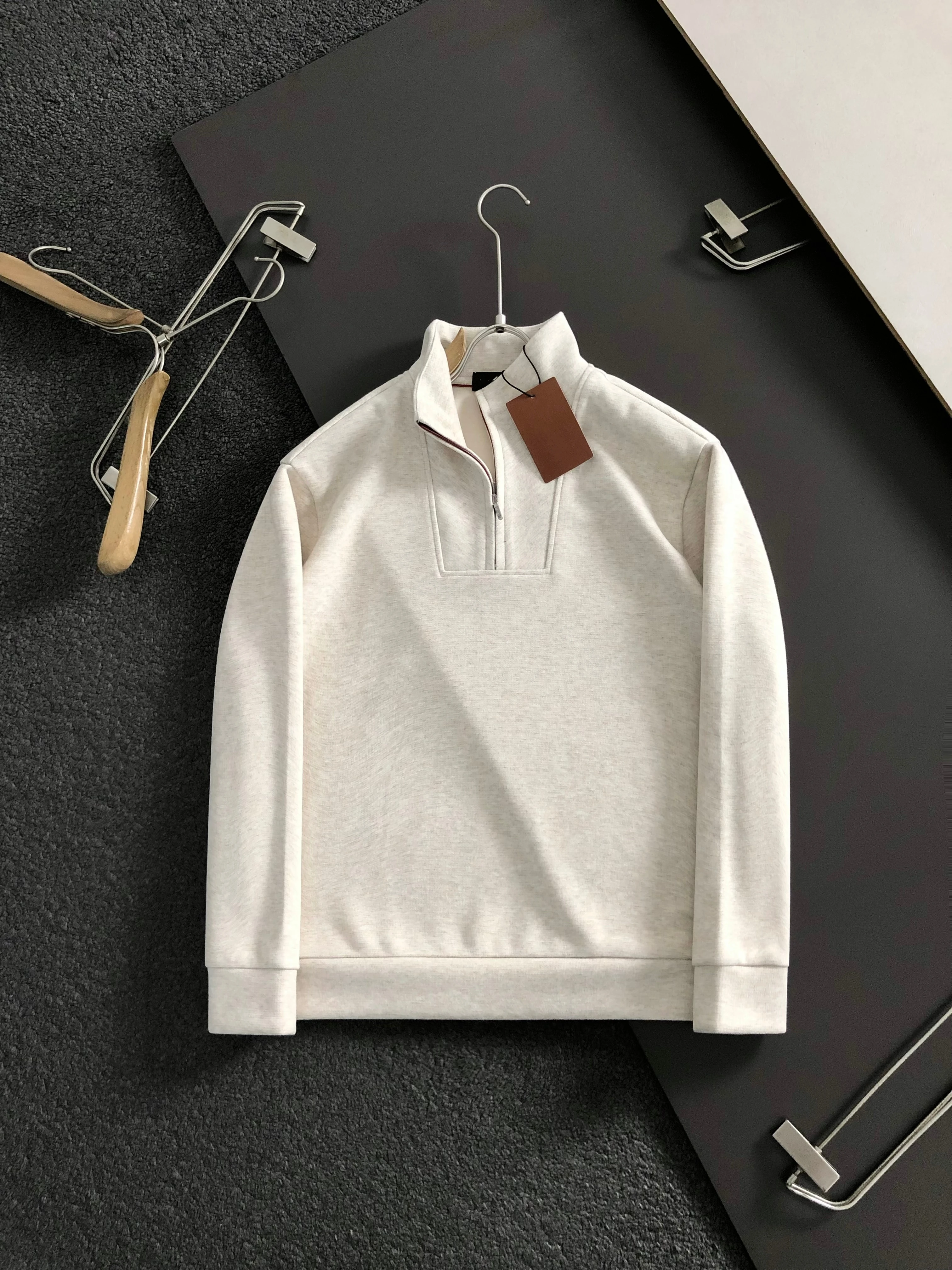 

Italian LP casual stand-up collar long-sleeved sweater jacket