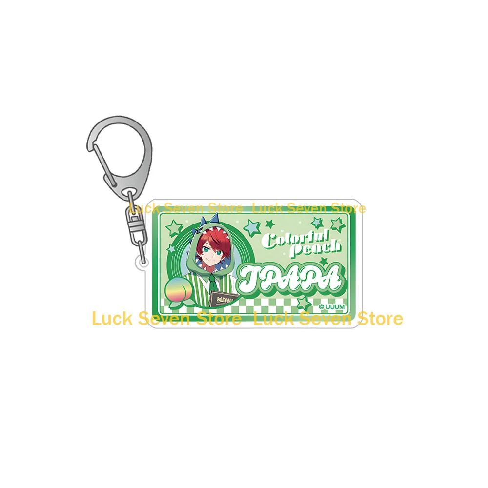 MiniWorld VTuber Colorful Peach JPAPA Noa Tattsun Yuankun Siva DNQ Uri Eto Hiro Naokiri Mofu Acrylic keychain Anime Bag pendant
