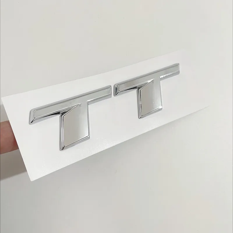 ثلاثية الأبعاد ABS كروم أسود TT شعار رسائل سيارة جذع شعار شارة مائي لأودي TT RS MK1 8N 8J MK3 8S MK2 TT ملصق اكسسوارات