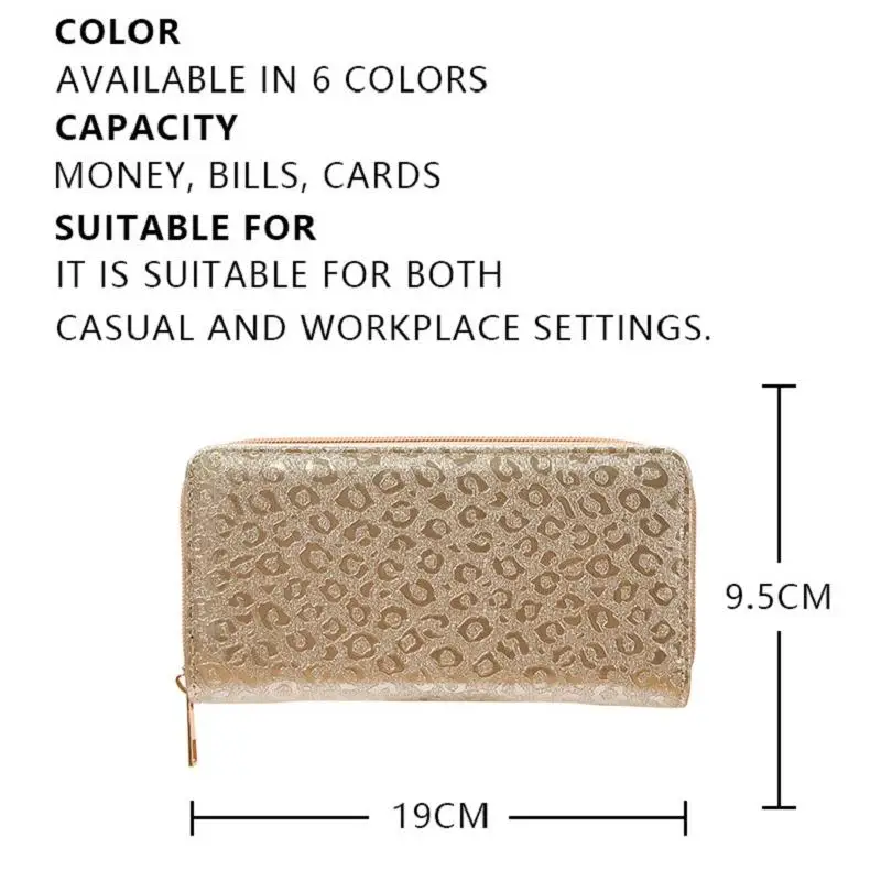 Fashion Women's Wallets PU Leather Lips Pattern Zipper Long Wallet Large Capacity Credit Card Holder Purse Clutch Phone Bag