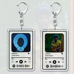 Popular Singer Keychains for Women Accessories Bag Redbone Me and Your Mama Les Childish Gambino Keying Jewelry Fan Friend Gifts