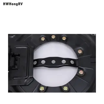 重型旋轉座椅底座,帶開關 - 360°旋轉,3.0mm鋼製旋轉底座,適用於房車、露營車和船隻 8 最佳銷售 露營車旋轉座椅 - №5