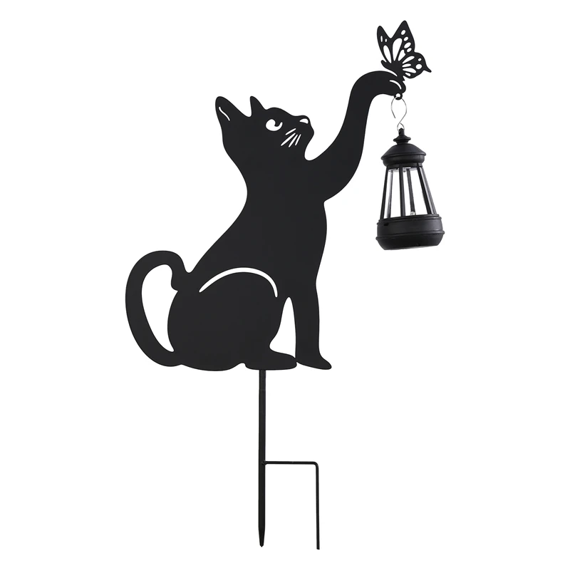 

A96K-Solar Black Cats Light Solar Light Outdoor Garden Decoration For Decoration Of Courtyard, Path, Lawn & Terrace