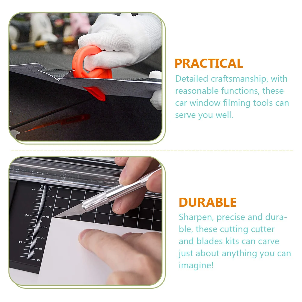 

1Set Car Wrap Kit Vinyl Wrap Tool Kit Window Tint Film Installation Tools Professional DIY Tinting Vinyl Tools