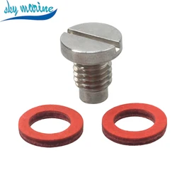 688-45341 Yamaha Lower Unit Aftapplug (Met Magnetisch) Voor Buitenboordmotor 130-300pk 688-45341-10 688-45341-10-00 Bootmotor