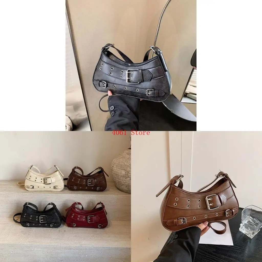 

Shoulder Bag for Women Simple Trendy Purse Handbag Pu Leather Underarm Purse