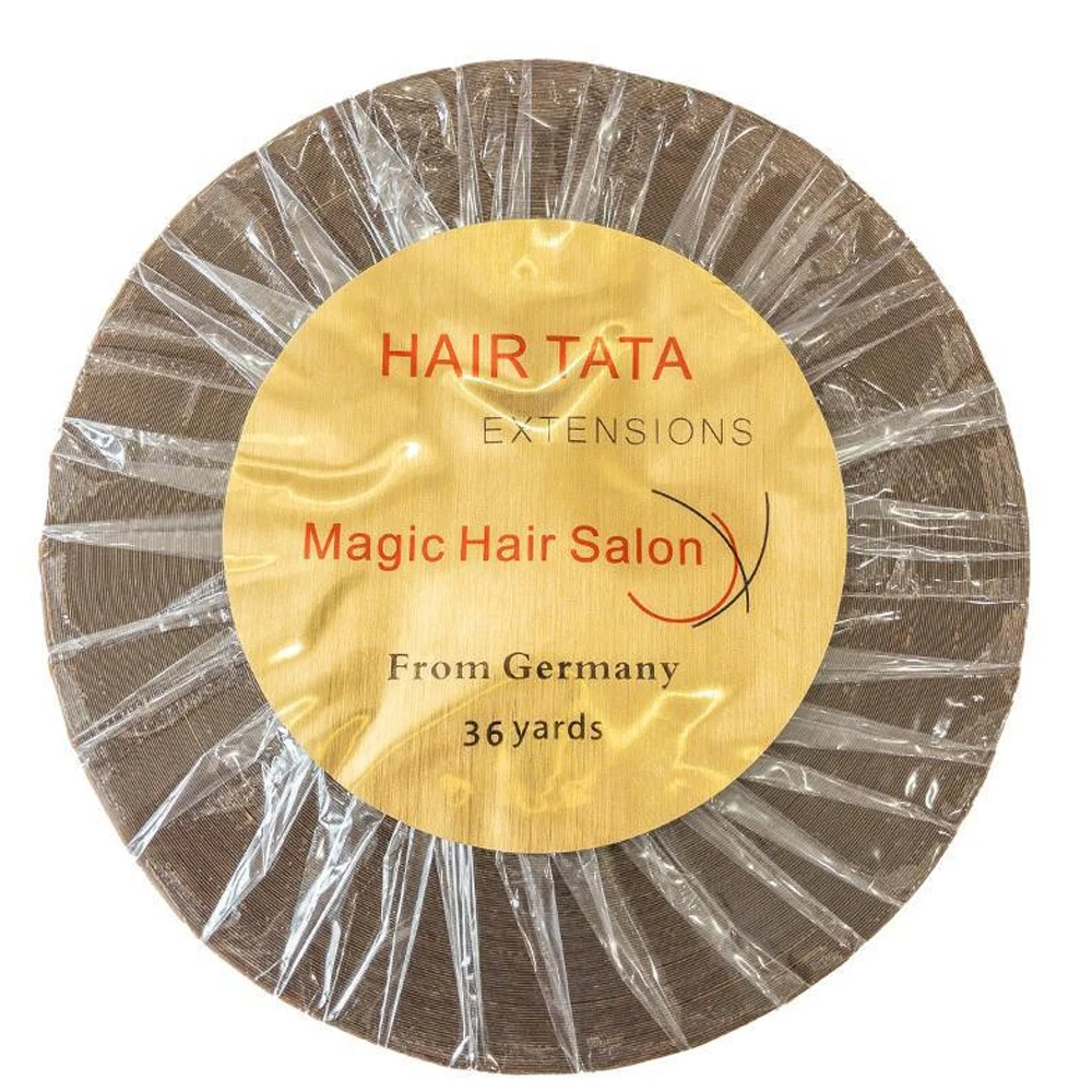 

1 roll 36 yards width 0.8/1cm Double side adhesive hair extensions tape TATA hair extension support tape for tape hair extension