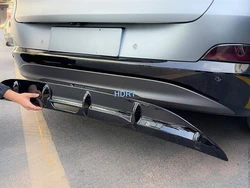 Car Styling Rear Bumper Surround Guard Cover Spoiler Plate Protector Decoration Accessories Exterior Sticker For Xpeng G6 2023 +