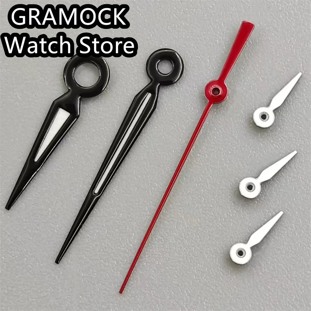 GRAMOCK Watch Hands Accessories Hands Green Luminous Fit VK63 Quartz Movement Watch Accessories Watch Parts For Wristwatches