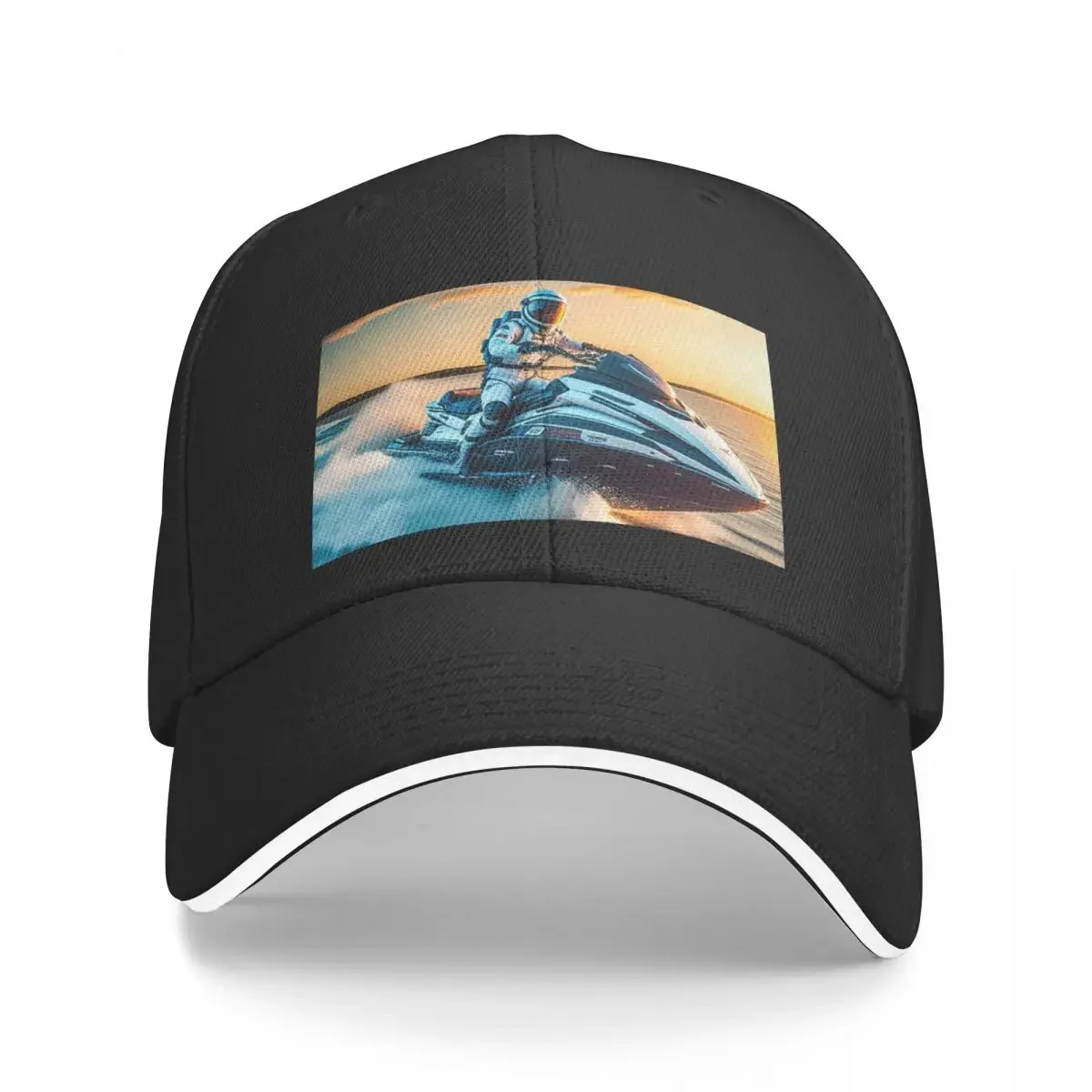 

Astronaut in the jetski Baseball Cap fishing caps man Sports Cap beach hat Women Hats Men's