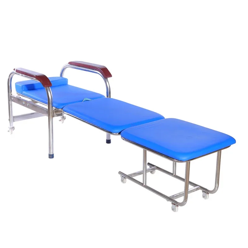 Hospital Attendant Sleeping Bed Medical Fold-able Sleep Bed Chair Waiting Chair Hospital Patient Room Accompany Chair