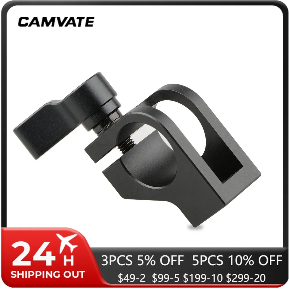 CAMVATE Standard 19mm Single Rod Clamp With 1/4\