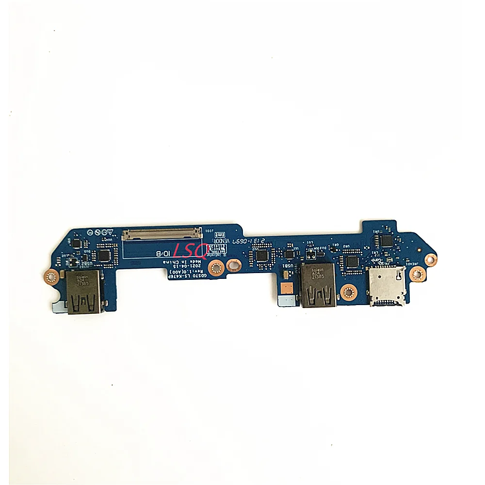 LS-K476P For Dell Alienware X17 Laptop USB SD Card Reader IO Board CN-055WDY 55WDY 100% Test OK