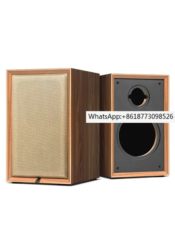 

Deyimei 8-inch bookshelf speaker, empty box body, DIY dual frequency Huiwei speaker, passive sound, wooden empty box shell