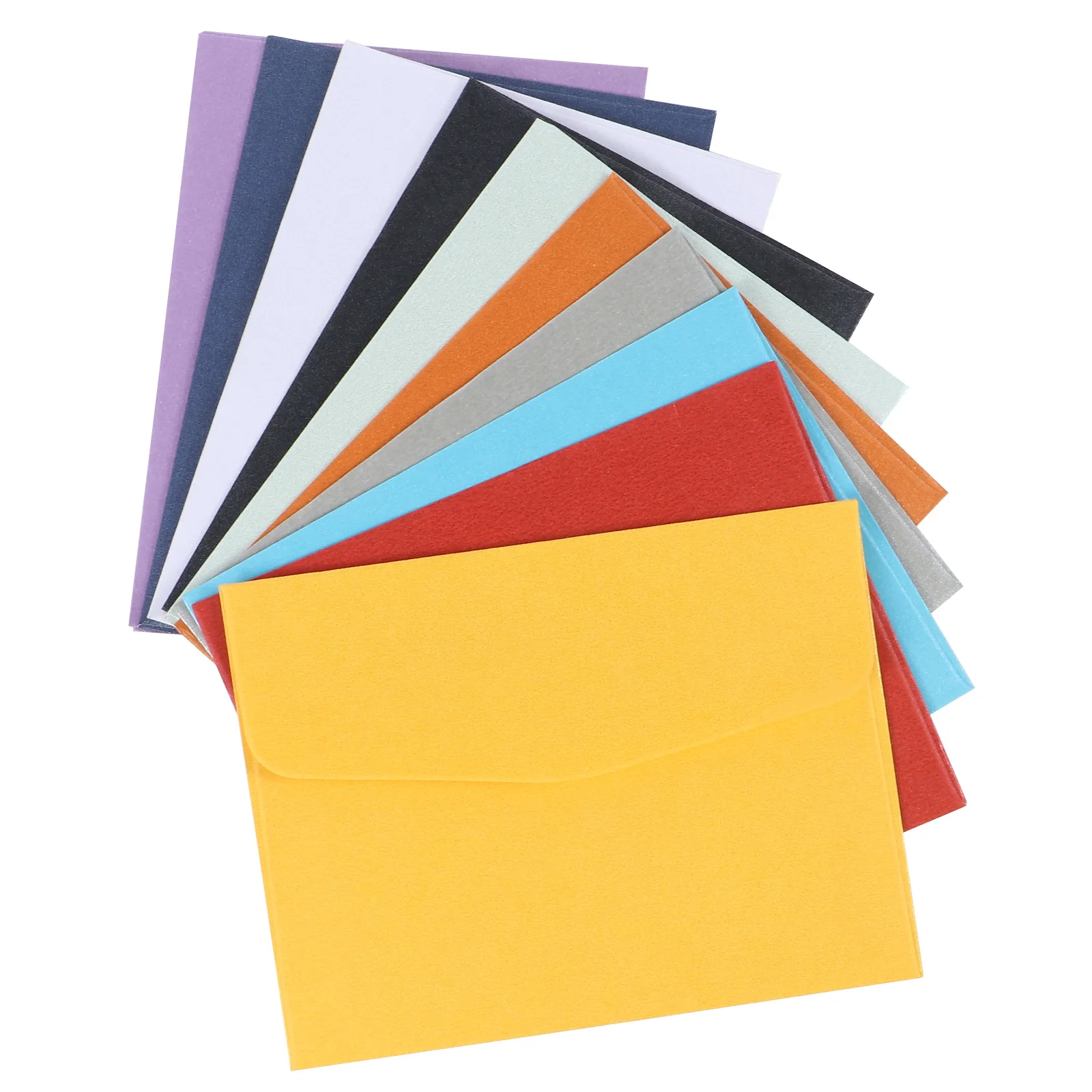 

100 Pcs Blank Envelopes Simple Small Photo Letter Invitation Colored Mini Colorful Paper Envelope Elegant Natural