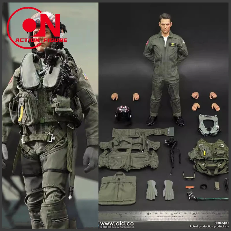 DID MA80170 1/6 US Navy Pilot Instructor Soldier Model Military Captain Simulation 12" Full Set Male Action Figure Hobby Collect