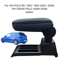 Armrest For VW POLO 9N / 9N2 / 9N3 2001-2009 Leather Custom Fit Center Console Storage Box Vehicle Accessories Comfortable