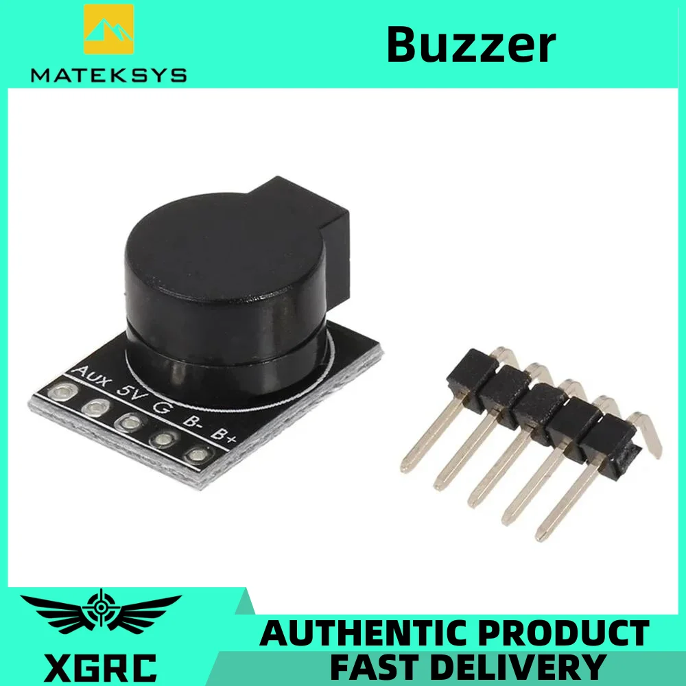 Matek Lost Model Beeper Flight Controller 5V Loud Buzzer Built-in MCU for FPV Drone Multicopters RC Quadcopter Tracking Device