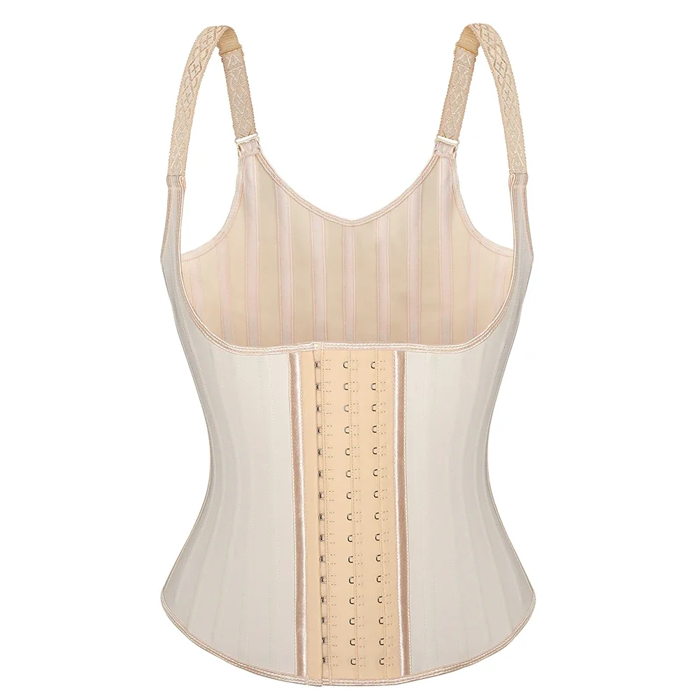 Latex Body Slimming Shapewear Vest Waist Trainer Sweat Sport Shaper Belly Sheath Modeling Straps Steel Boned Posture Shaper Belt