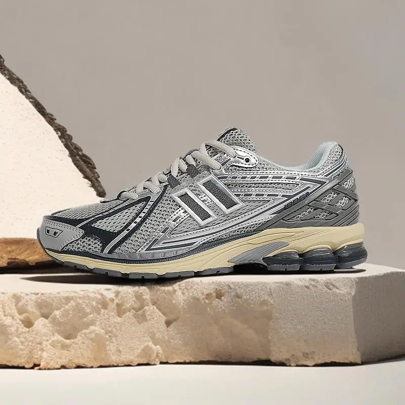 

Спортивная и повседневная обувь в стиле ретро, жебрачно-серый, универсальный, дышащий, обувь для папы, женская обувь