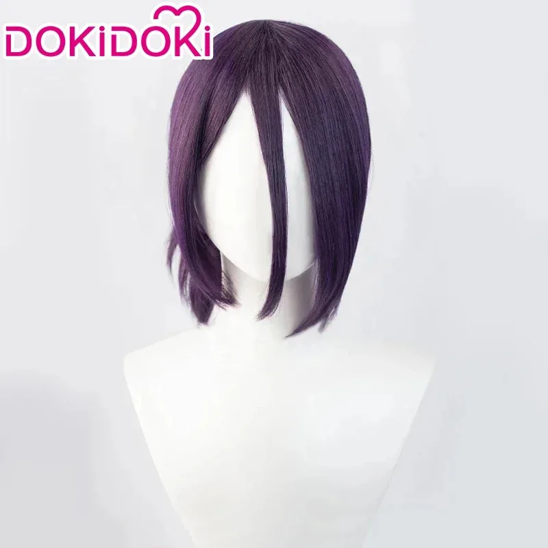 En STOCK Angell diable Makimaa Rezee Denjii Mitaka Asa Powerr perruque Anime Cosplay Dokidoki Halo collier tatouage crocs cornes faucille