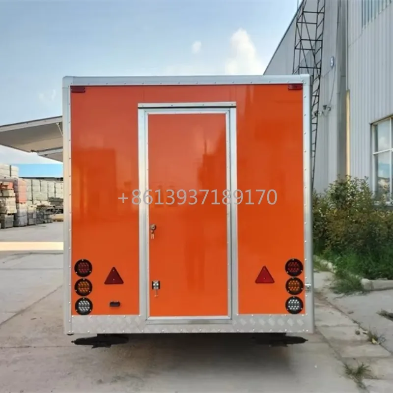 

Заводская поставка различных мобильных грузовиков для продавцов продуктов, тележка для столовой еды, прицеп для тележки для хот-догов, батончик для мороженого, сока для Канады