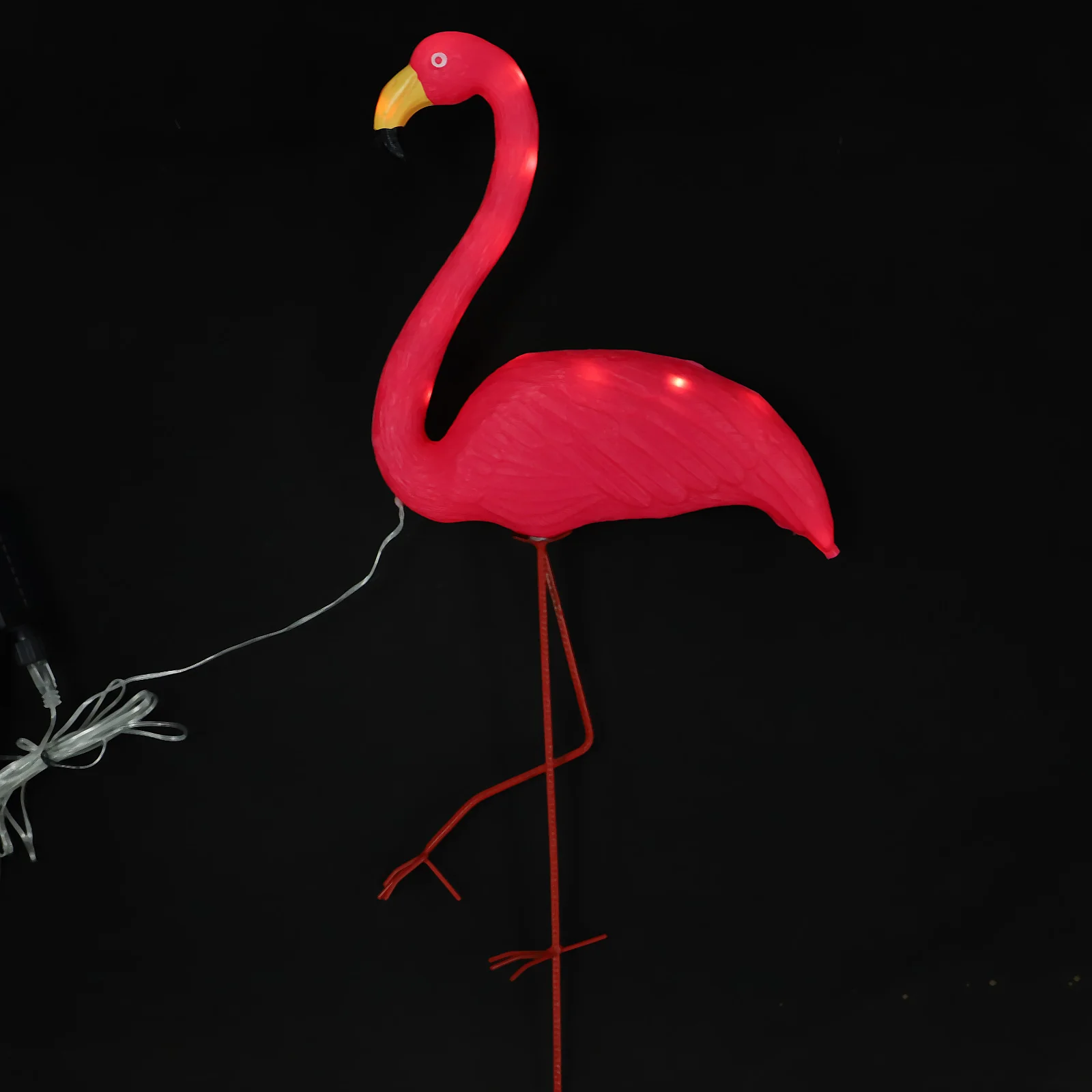 

Solar Powered Flamingo Garden Lights Outdoor Decorative LED Lawn Light Stake Waterproof Patios L Lamp Gifts