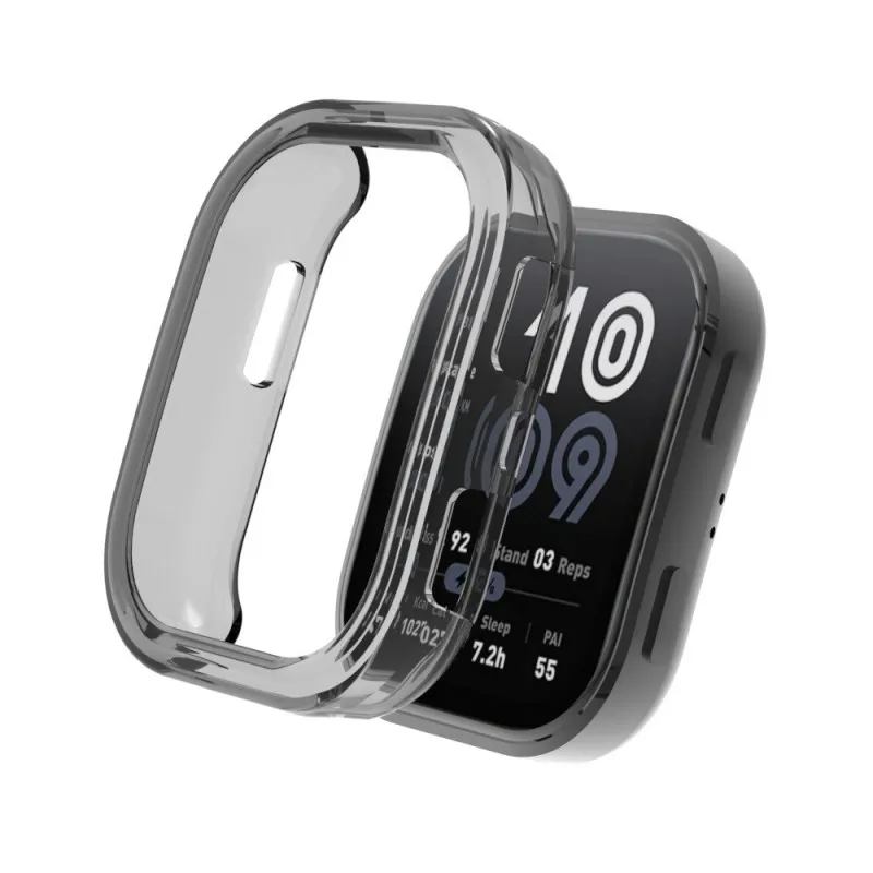 Amazfit BIP 6 (A2435) 용 소프트 TPU 중공 케이스 Amazfit Bip6 (A2435) 액세서리 용 스마트 시계 스트랩 범퍼 커버 보호대