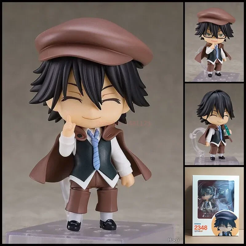 Anime Bungo Stray Dogs Figures 2348# 676# Nakajima Atsushi Dazai Osamu Edogawa Rampo Q Version Toy Model Doll Ornament Kids Gift - view 5
