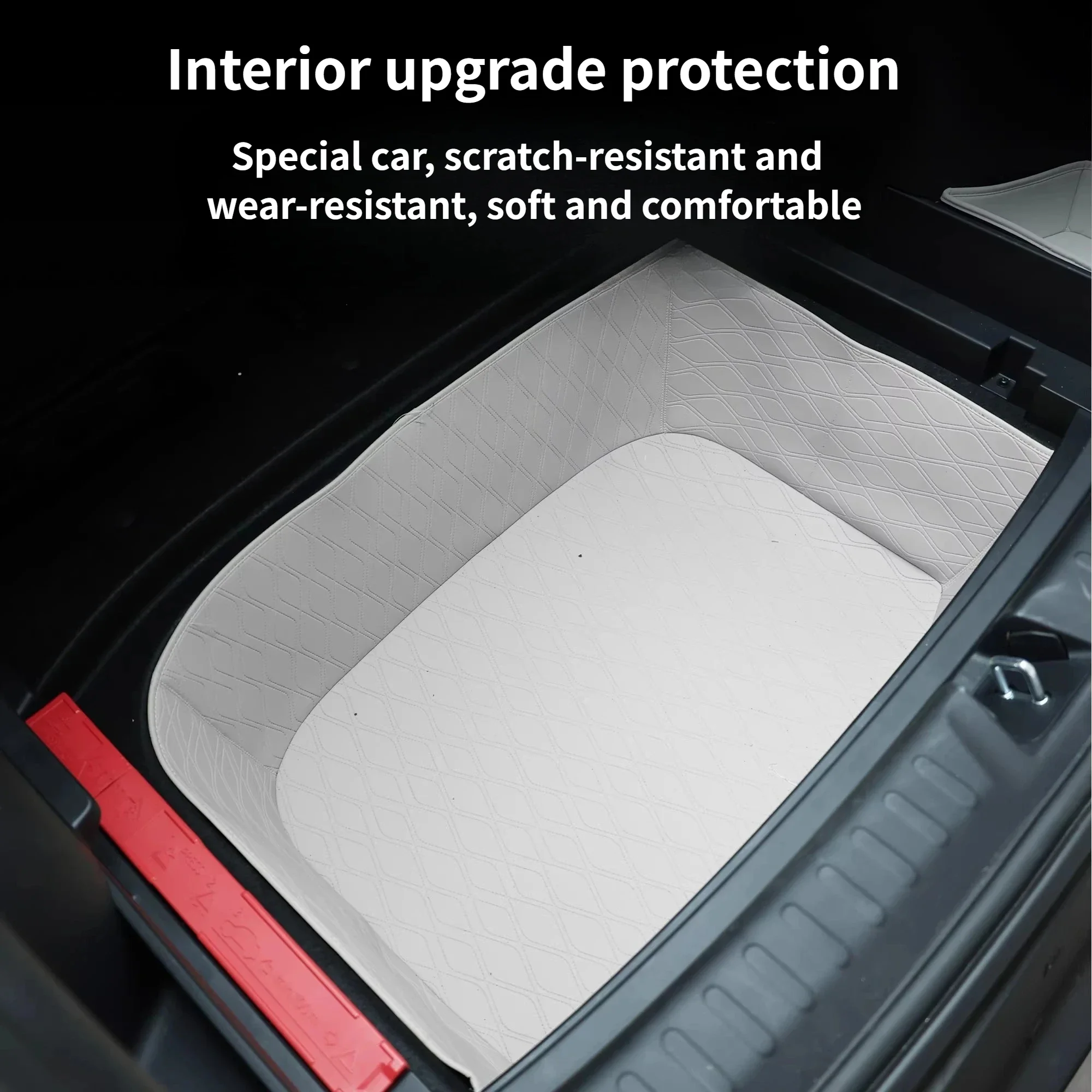 Trunk Lower Layer Storage Pocket for Changan Qiyuan Q05 NEVO Q05 2026,Waterproof Cargo Organizer Car Interior Modified Accessory 4