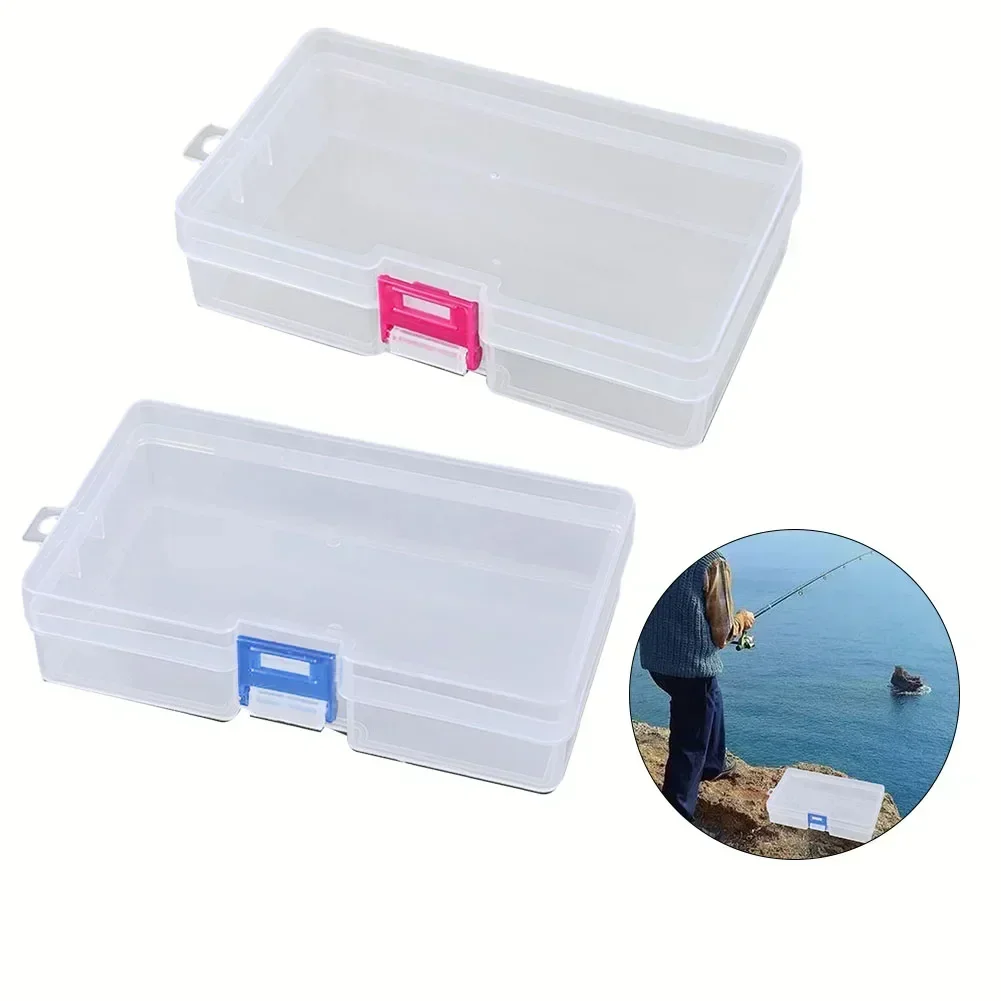 

Tackle Box Compact And Transparent Latch Box Convenient Storage For Bead Jewelry Hardware Parts And Electronic Components