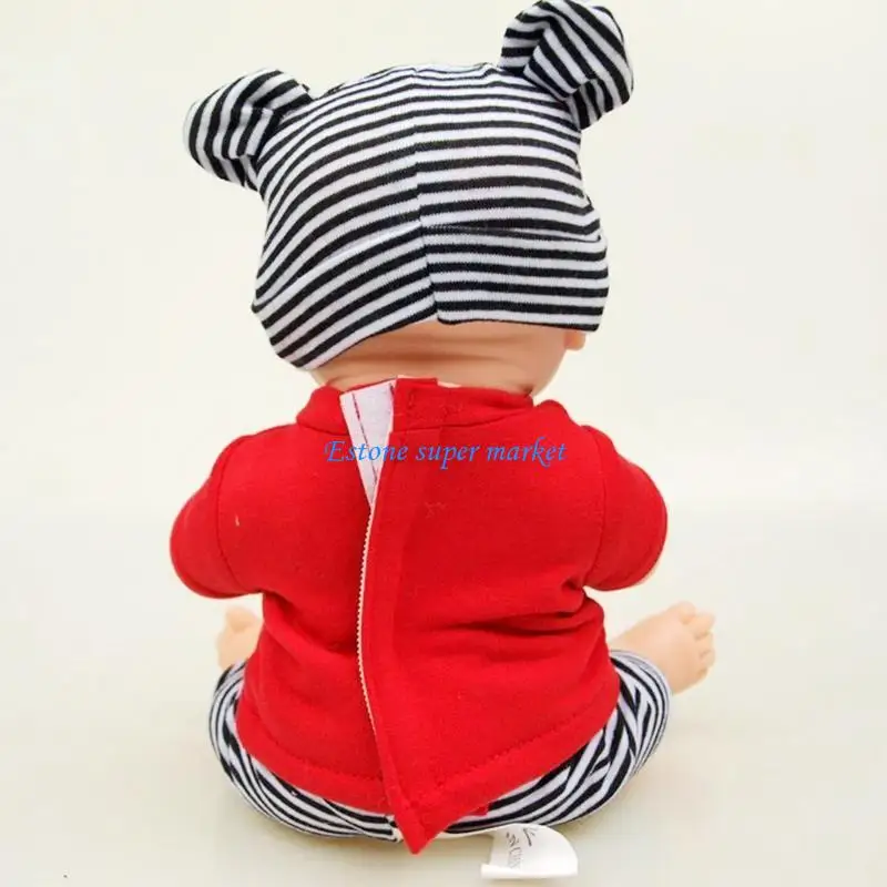 

090B Baby for Doll 11 Inch Realistic Girl Dolls Suit Set Accessories