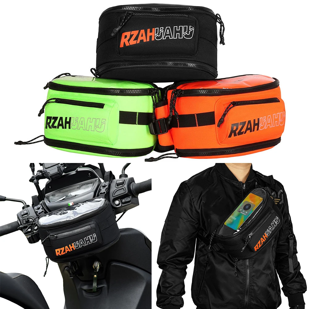 

Motorcycle Waist Bag Waterproof Moto Bike Fanny Pack Large Capacity Outdoor Casual Waist Bag Motorcycle Accessories