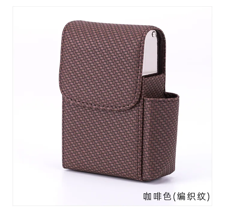Tasche Leder Zigarettenetui Feuerzeug Tasche Box Lagerung Organizer Rauchen Werkzeuge Zubehör wasserdicht Zigarre Mann Geburtstagsgeschenk – Detail 10
