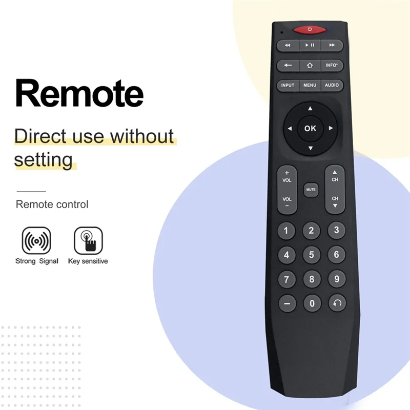 A52T para JVC RMT-JR04 Control remoto de repuesto-para piezas de reparación de Control remoto RMT-JR04