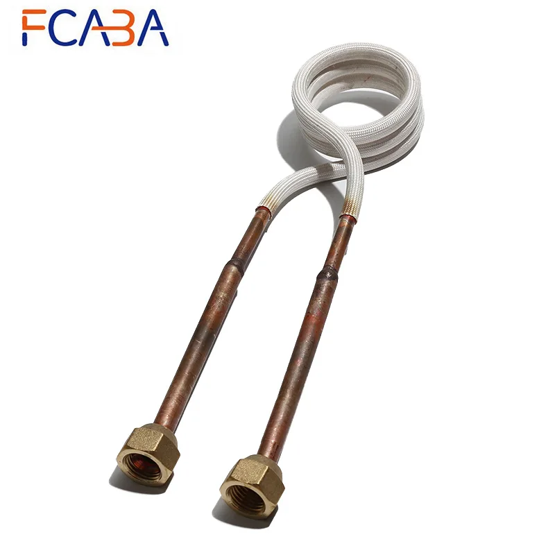 FCABA شكل دائري ID20mm-65mm عالية التردد التعريفي التدفئة لفائف النحاس الموضوع موصل لآلة عالية التردد #1