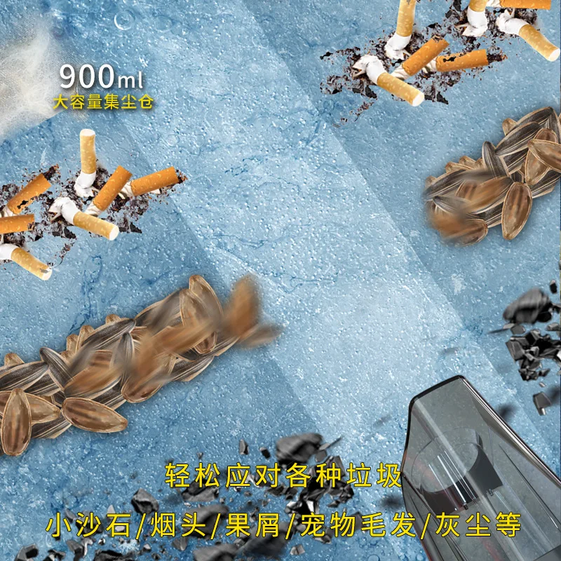 Car-mounted wet and dry vacuum cleaner high-power wireless vacuum cleaner manufacturer