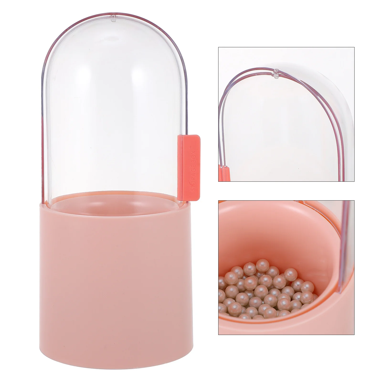 メイクブラシホルダー オーガナイザー 収納容器 大容量 無料のパール付き 口紅 アイライナー ハサミ サロン