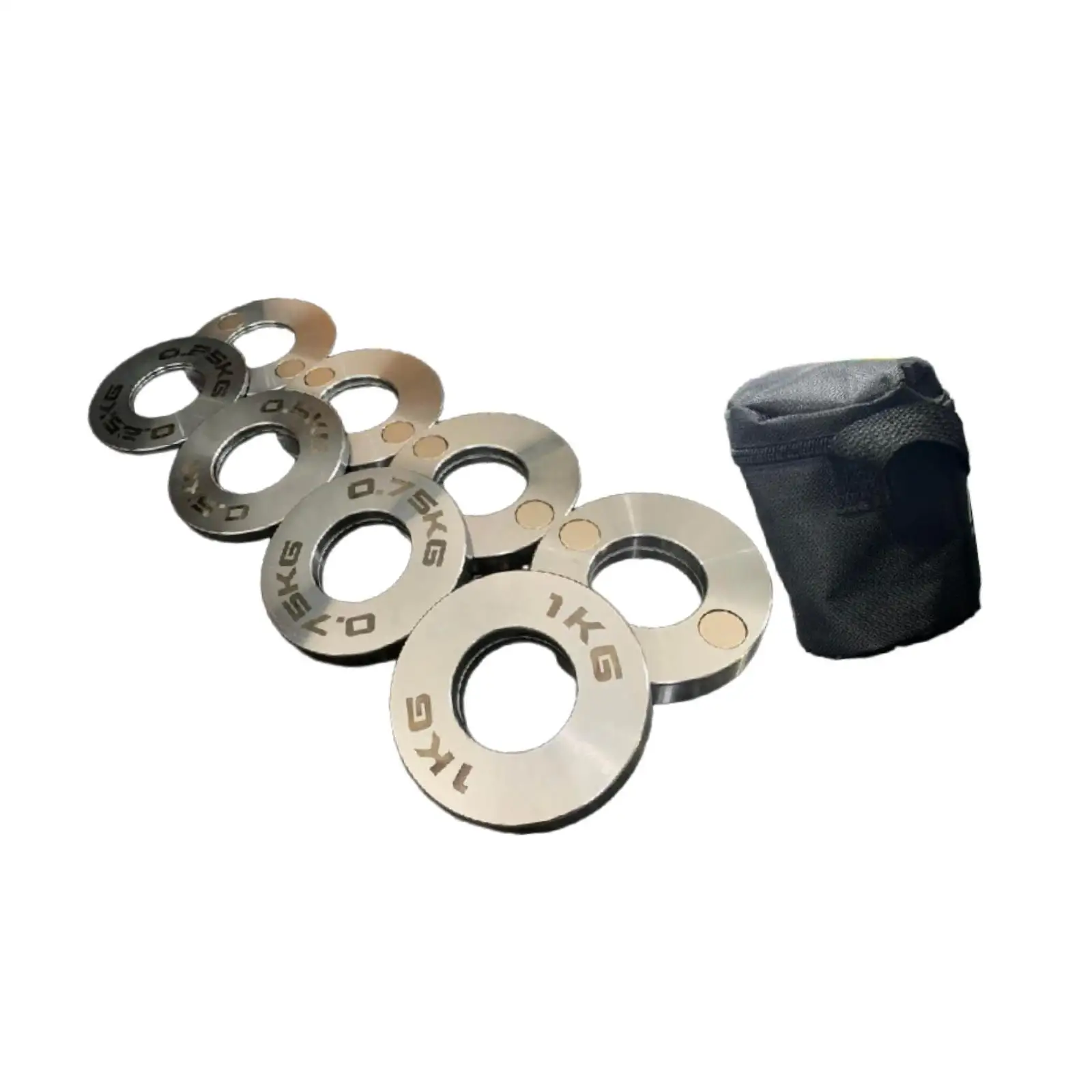 

8 Pieces Change Weight Plates Support Plates 0.25lb 0.5lb 0.75lb 1lb Versatile Fractional Plate for Home Gym Weightlifting