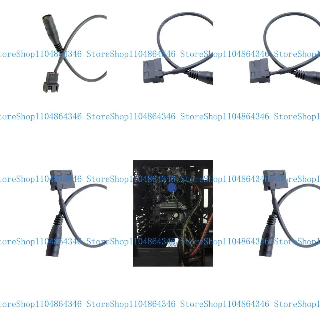 

5asd 4Pin PC Cooling Fan Adapter Cable Interferences Resist Design For Printers Cooling Cord