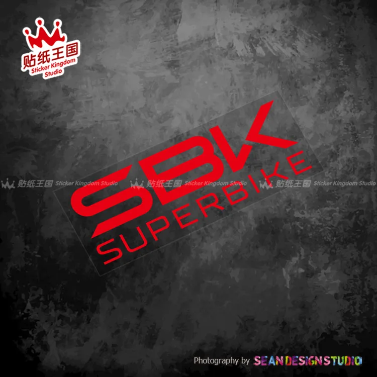 ملصقات دراجات نارية مقاومة للماء لـ SBK ، خوذة بطولة العالم ، ملصقات سوبربايك ، 21 #5