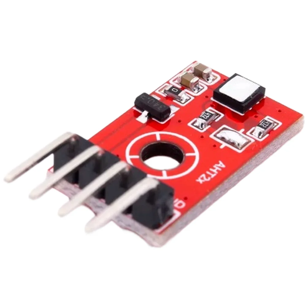 AHT21 Humidity Sensor Module 2pcs Compact Lightweight PCB Red with Waterproof Membrane for Electronic Prototyping