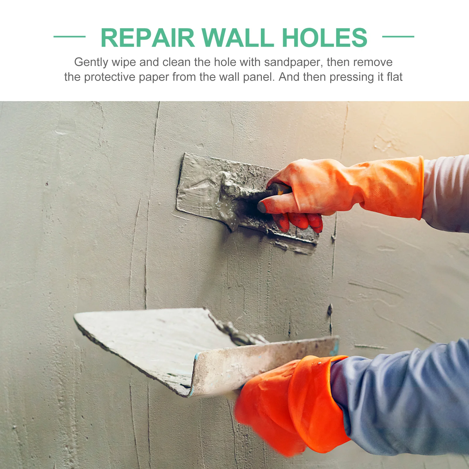 

3Pcs Wall Hole Repair Patch Self Adhesive Wall Paste Home Decoration Hole Mending Patch Drywall Repair Sticker