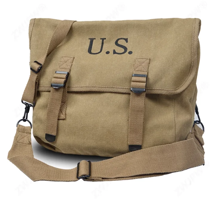 American M36 Bread Bag Khaki M1936 Backpack Shoulder Bag Replica