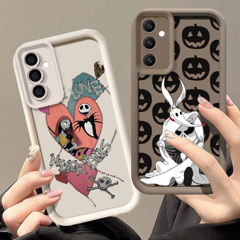 The Nightmare Before Christmas For Redmi Note 13 12 11 10 9 Pro Plus 5G POCO F3 F4 F5 X3 X4 X5 GT Soft Eye Ladder Phone Case